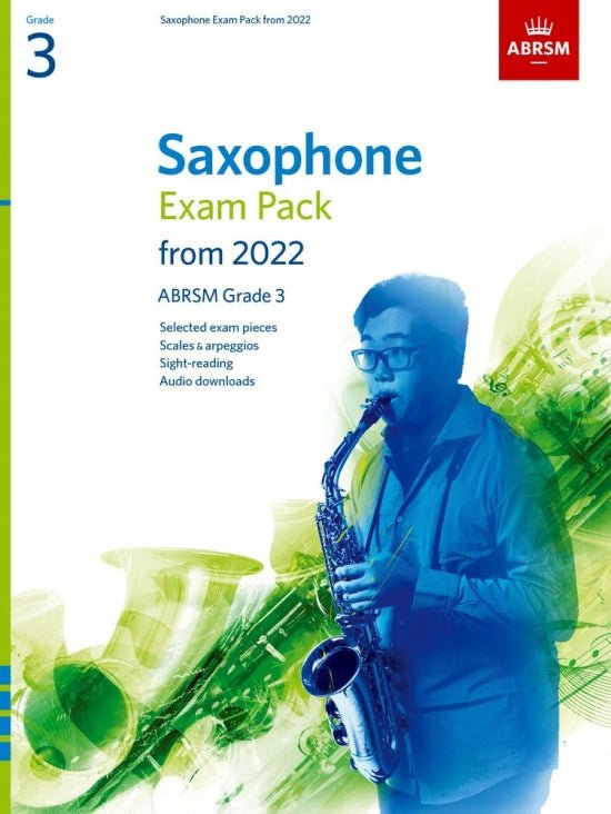 ABRSM Saxophone Exam Pack Grade 3 from 2022 - SAX