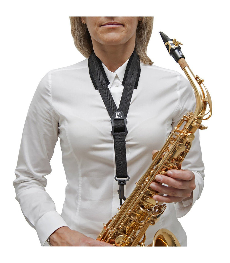 BG Cotton Padded Comfort Saxophone Strap - SAX