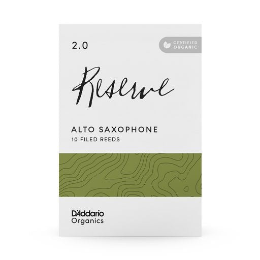 D'Addario Organic Reserve - Alto Saxophone Reeds - Box of 10 - SAX