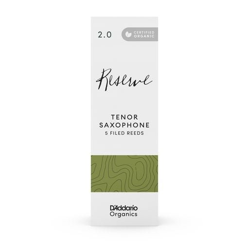 D'Addario Organic Reserve - Tenor Saxophone Reeds - Box of 5 - SAX