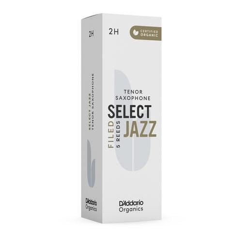 D'Addario Organic Select Jazz - Tenor Saxophone Reeds - Box of 5 - SAX