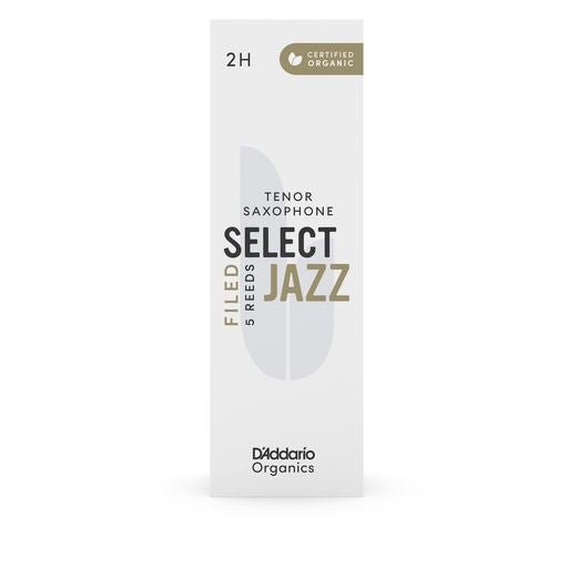D'Addario Organic Select Jazz - Tenor Saxophone Reeds - Box of 5 - SAX