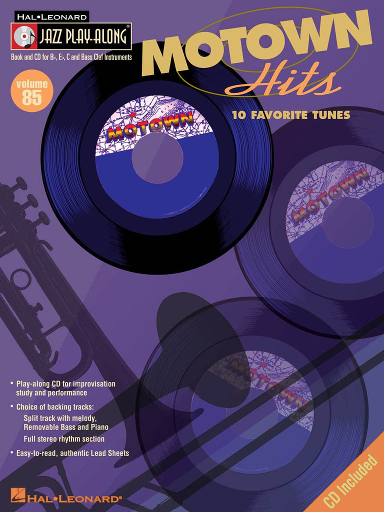 Jazz Play Along Volume 85: Motown Hits: 10 Favorite Tunes - SAX