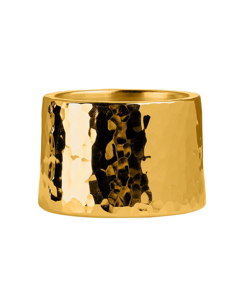 JodyJazz Power Ring Ligature & Cap - Hand Hammered Gold Plate - SAX