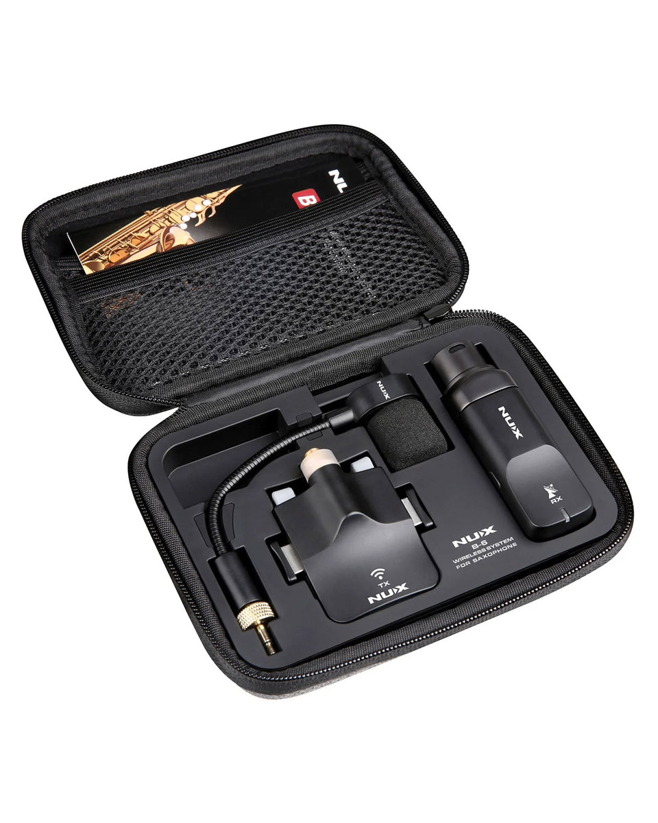 NU X B 6 Wireless Saxophone Microphone System Sax