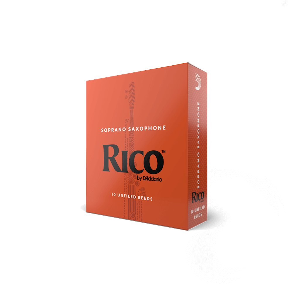 Rico by D'Addario - Soprano Saxophone Reeds - Box of 10 - SAX
