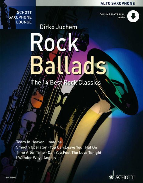 Rock Ballads - The 14 Best Rock Classics; Schott - SAX
