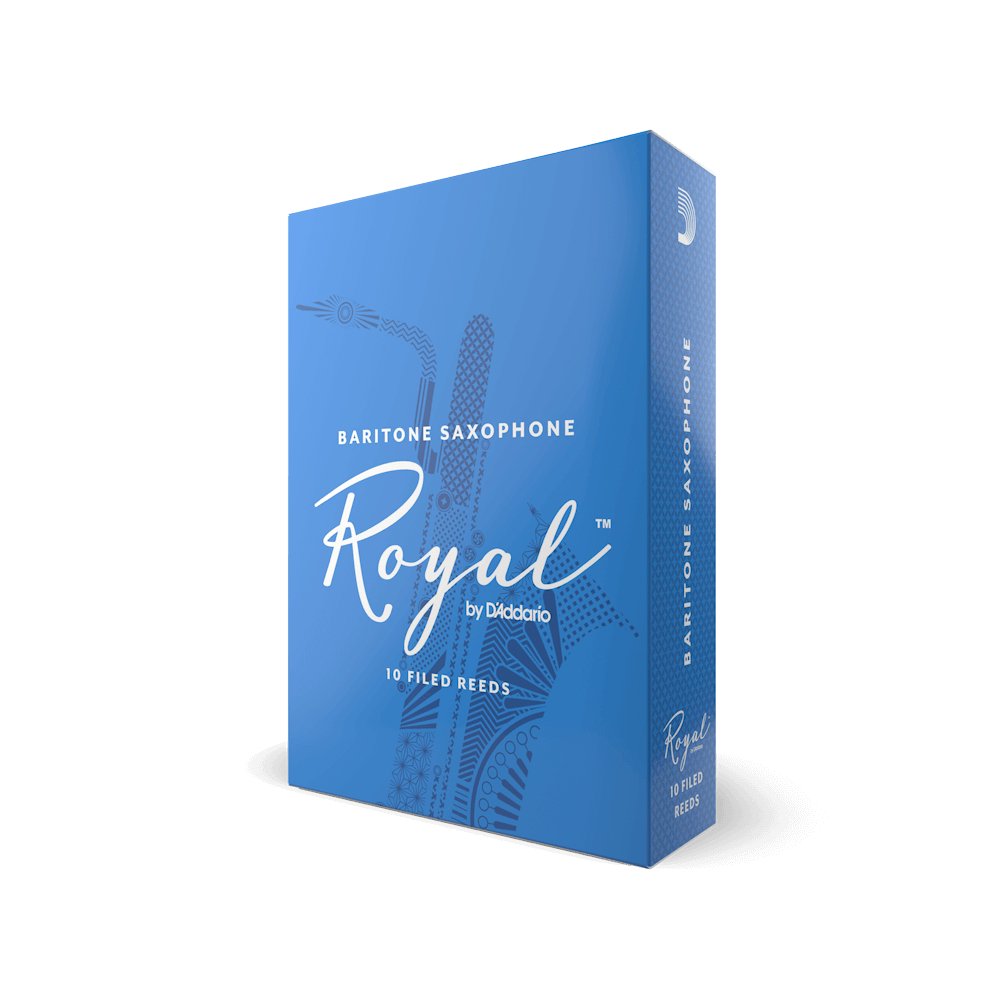 Royal by D'Addario - Baritone Saxophone Reeds - Box of 10 - SAX