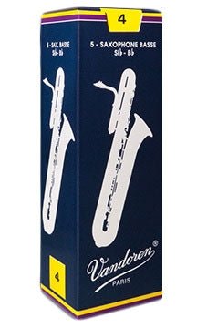 Vandoren Traditional - Bass Saxophone Reeds - Box of 5 - SAX