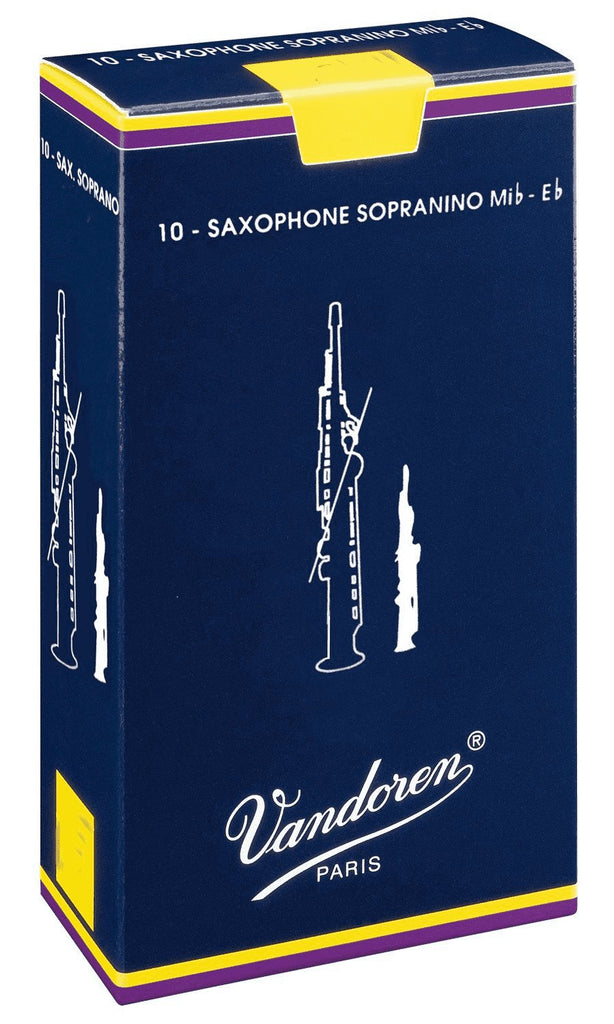 Vandoren Traditional - Sopranino Saxophone Reeds - Box of 10 - SAX
