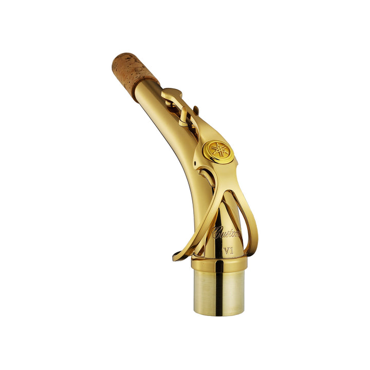 Yamaha V1 alto saxophone neck in gold lacquer