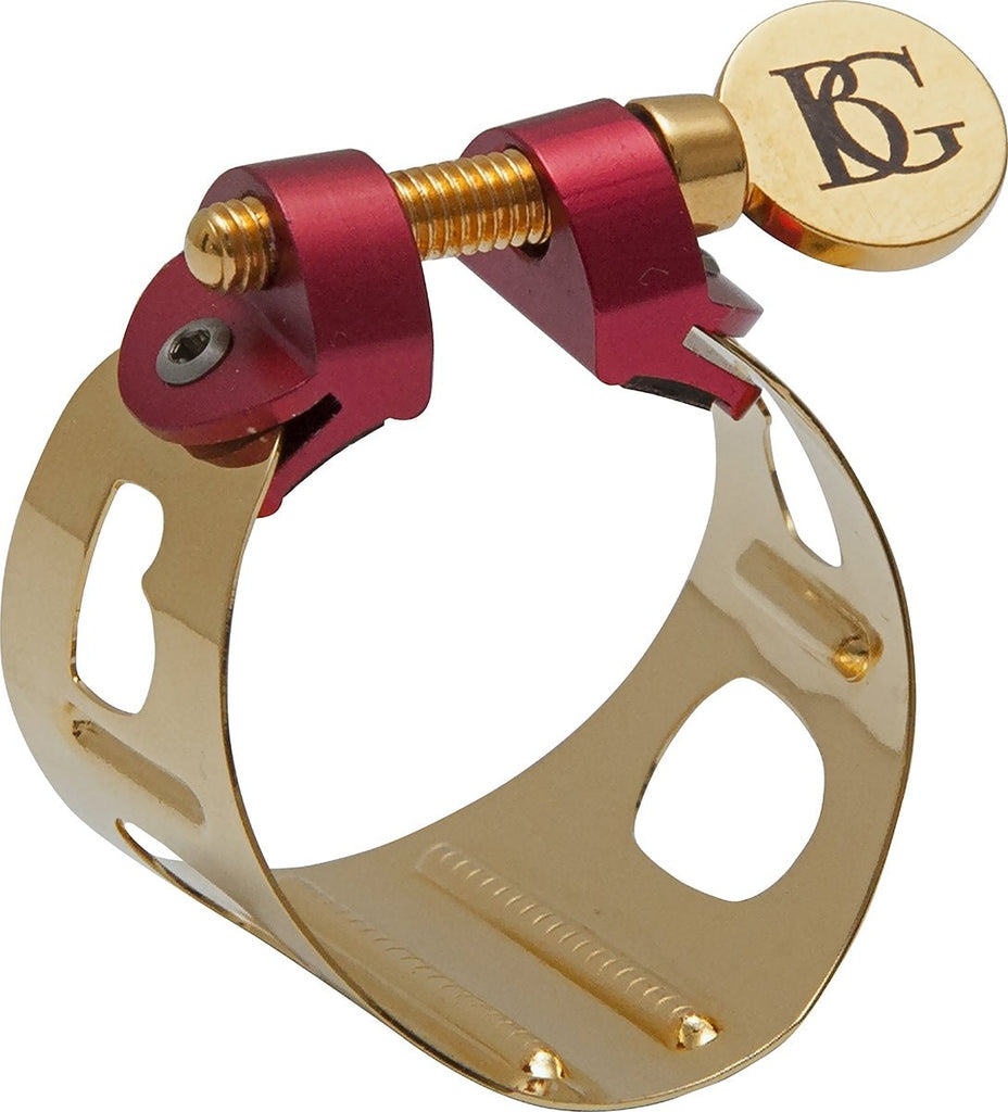 Ligature BG Super Révélation Or Pour Saxophone Alto - Son Brillant Et Compact