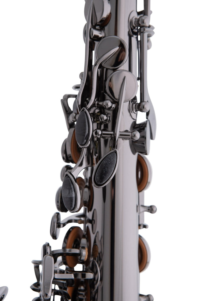 Cannonball A5 - B Polished Black Nickel - Tier 3 Engraving (Dragonfire) Alto Saxophone - SAX