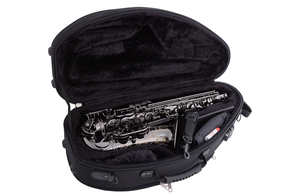 Cannonball A5 - B Polished Black Nickel - Tier 3 Engraving (Dragonfire) Alto Saxophone - SAX