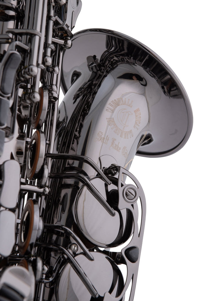 Cannonball A5 - B Polished Black Nickel - Tier 3 Engraving (Dragonfire) Alto Saxophone - SAX