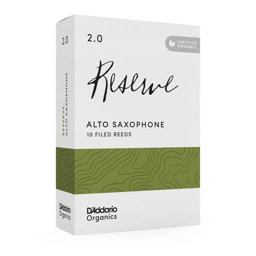 D'Addario Organic Reserve - Alto Reeds - Box of 10 - Half Price - SAX