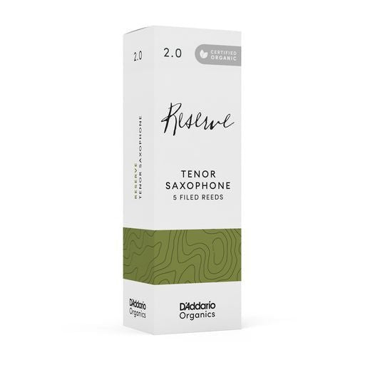 D'Addario Organic Reserve - Tenor Saxophone Reeds - Box of 5 - SAX