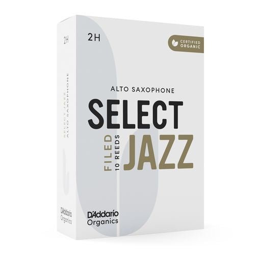 D'Addario Organic Select Jazz - Alto Reeds - Box of 10 - Half Price - SAX