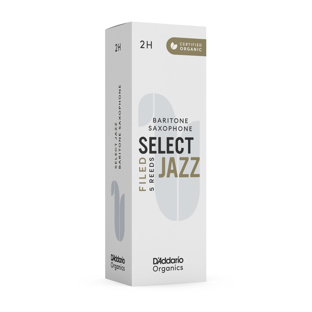 D'Addario Organic Select Jazz - Baritone Reeds - Box of 5 - Half Price - SAX