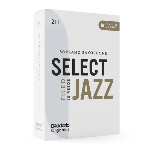 D'Addario Organic Select Jazz - Soprano Reeds - Box of 10 - Half Price - SAX