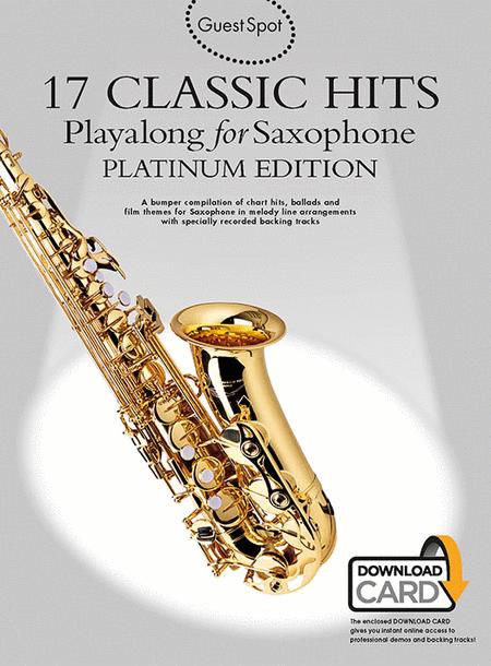 Guest Spot: 17 Classic Hits Playalong For Alto Saxophone - SAX