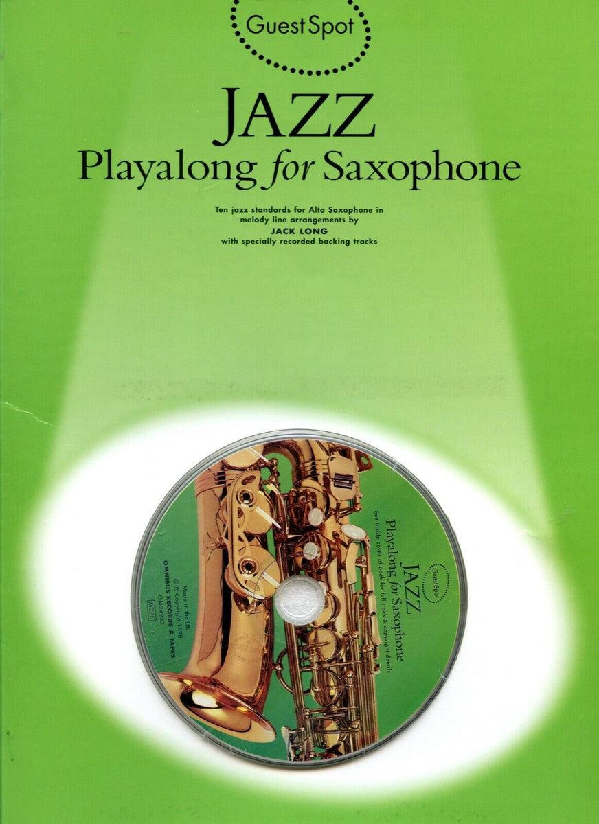 Guest Spot: Jazz Playalong for Saxophone – SAX