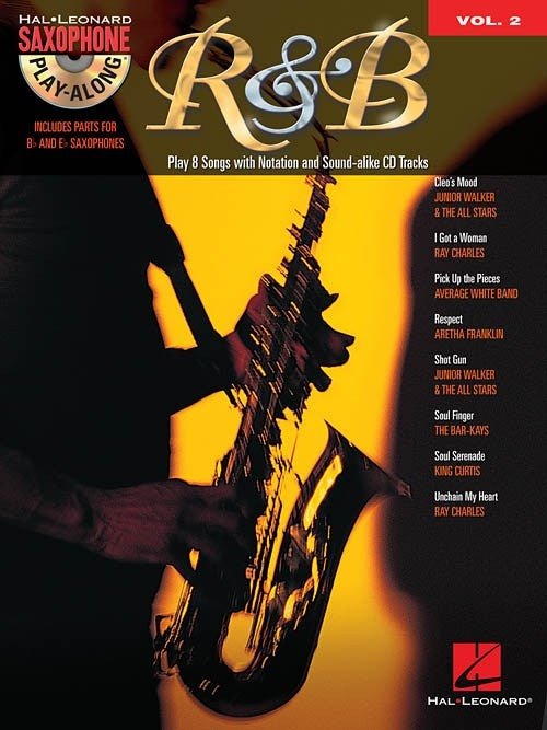 Hal Leonard Saxophone Vol 2 - R&B - For Alto & Tenor Saxophone - SAX
