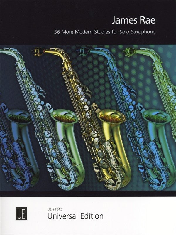James Rae: 36 More Modern Studies for Solo Saxophone – SAX