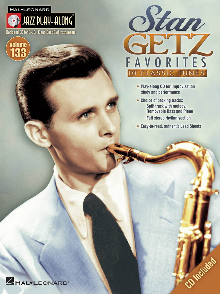 Jazz Play Along Volume 133: Stan Getz Favorites - SAX