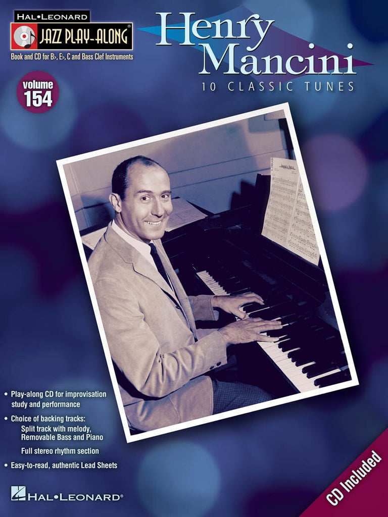 Jazz Play Along Volume 154 - Henry Mancini - 10 Classic Tunes - SAX