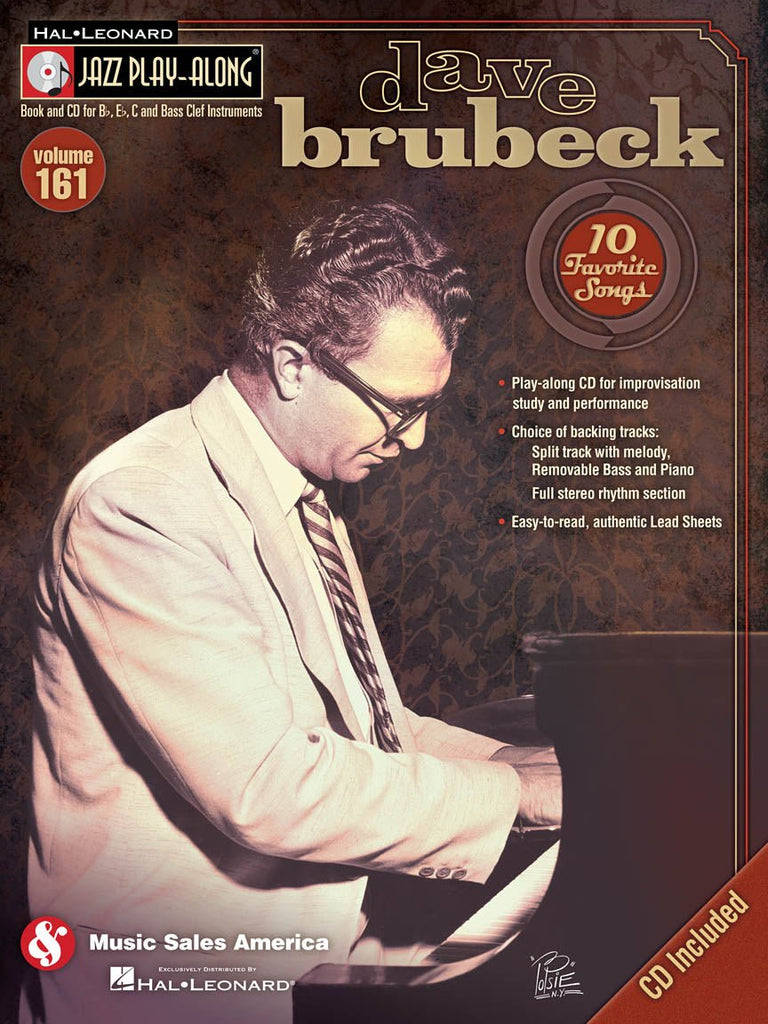 Jazz Play Along Volume 161:Dave Brubeck - 10 Favourite Songs - SAX