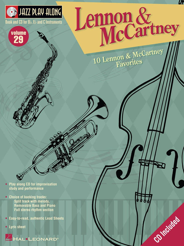 Jazz Play Along Volume 29: 10 Lennon And McCartney Favourites - SAX