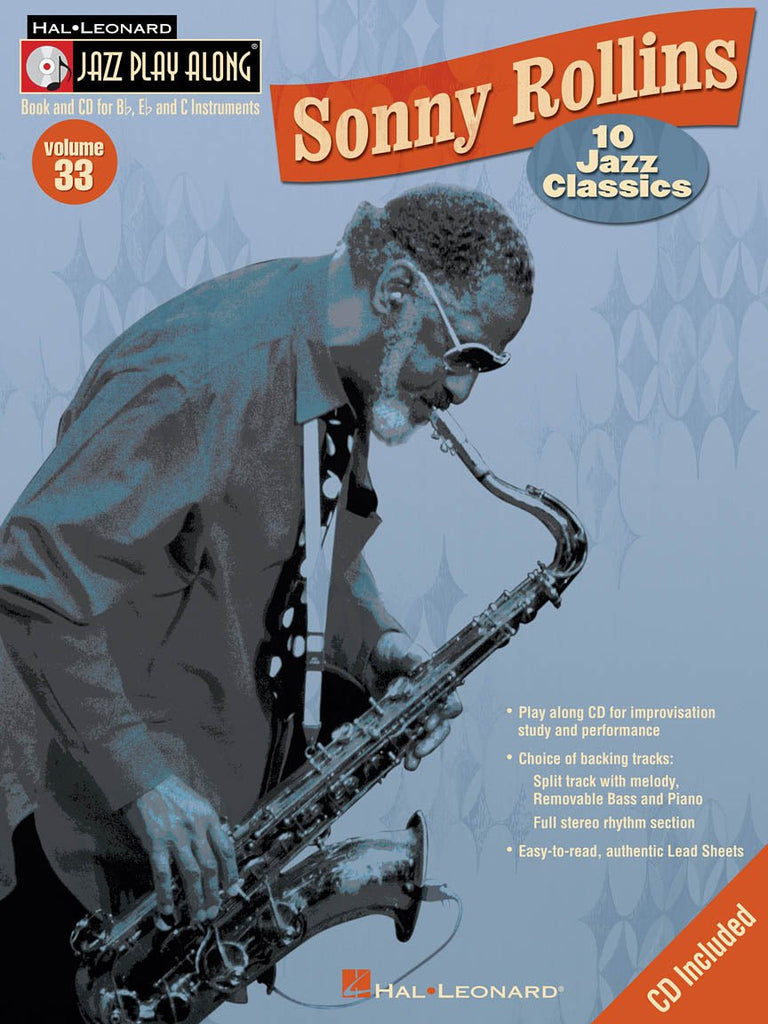 Jazz Play Along Volume 33: Sonny Rollins - SAX