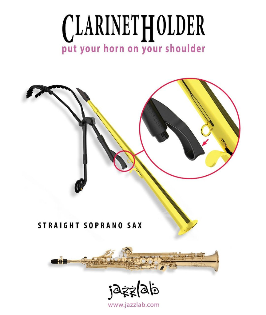 Jazzlab ClarinetHolder Pro - Straight Soprano/Clarinet Strap - SAX