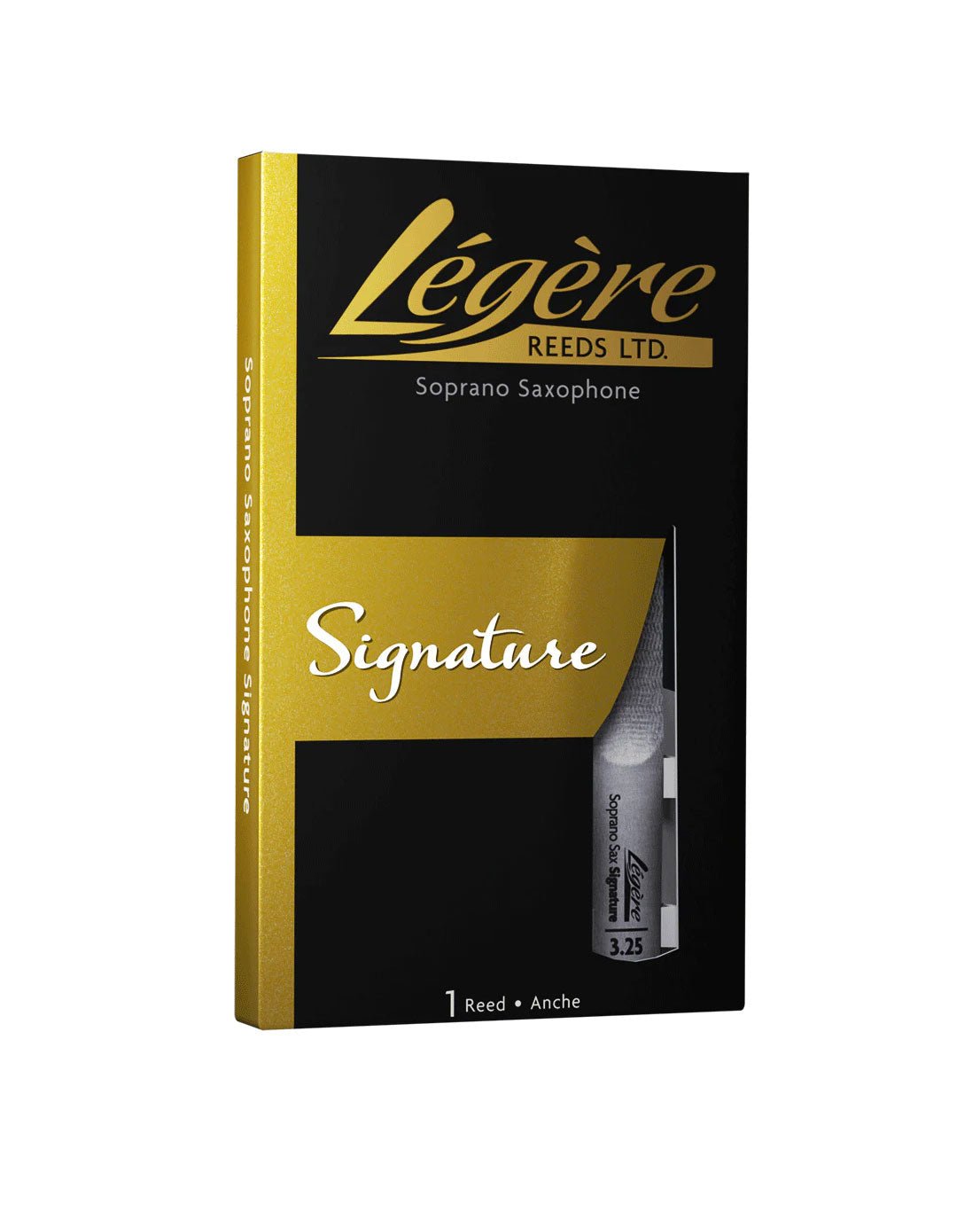 Légère Reeds - Alto Saxophone Reed, French Cut, Strength 2.75 (ASF2.75) - Premium Synthetic Woodwind Reed