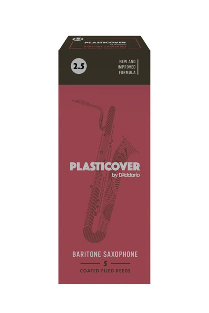Plasticover by D'Addario - Baritone Saxophone Reeds - Box of 5 - SAX