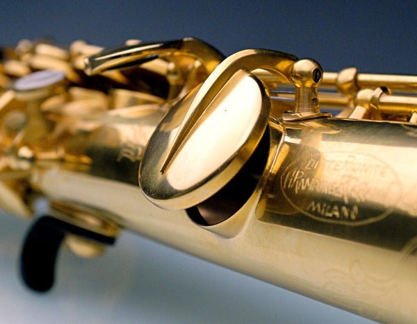 Rampone & Cazzani R1 Jazz Straight Soprano Saxophone - Gold Plated - SAX