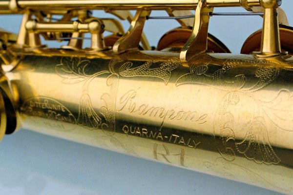 Rampone & Cazzani R1 Jazz Straight Soprano Saxophone - Gold Plated - SAX