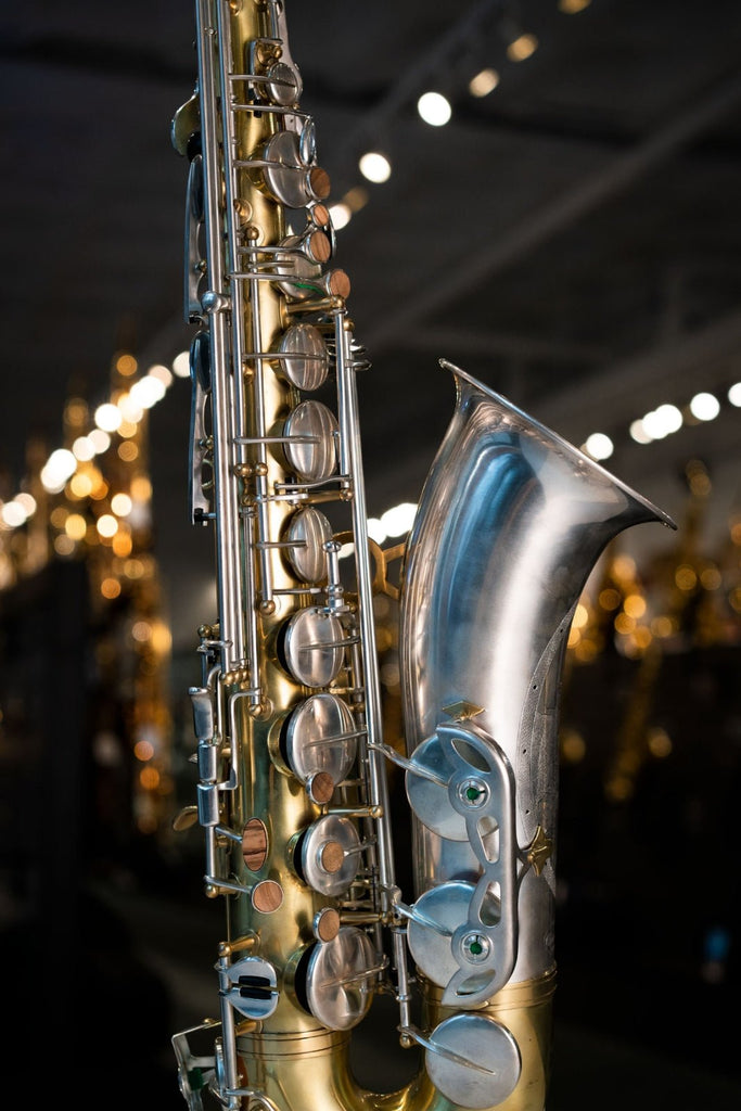 Rampone & Cazzani R1 Jazz Tenor Saxophone - Two Voices - Silver / Brass - SAX