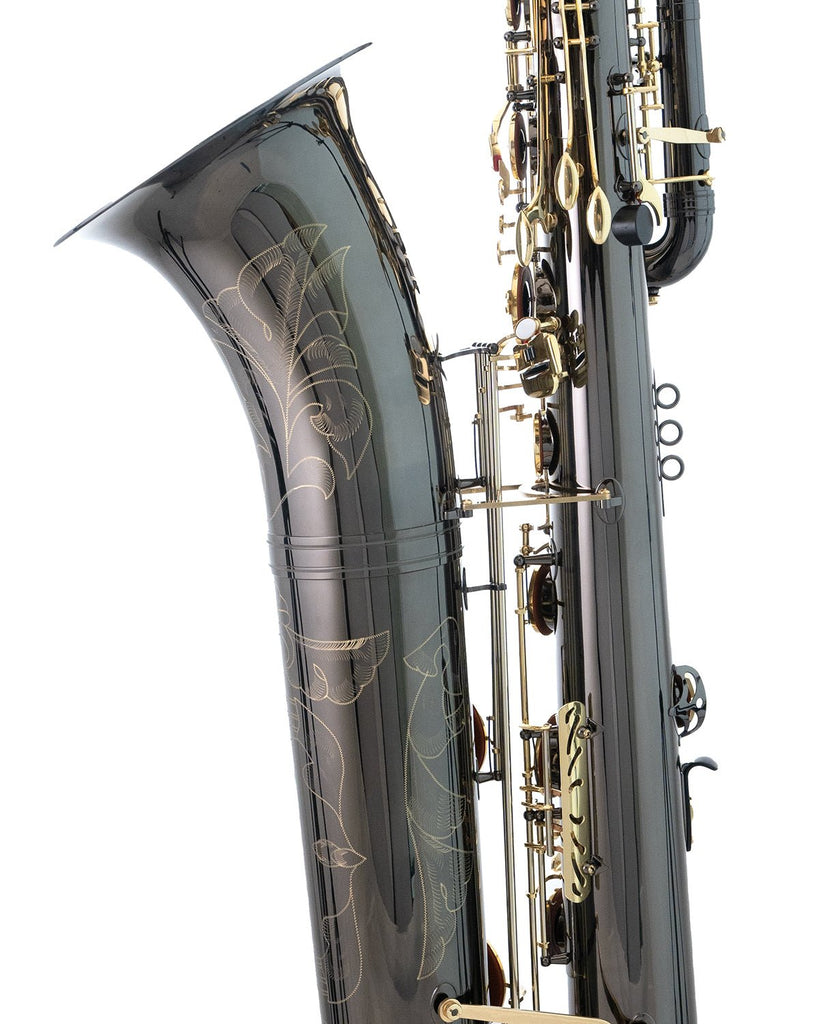 Sakkusu Bass Saxophone - Black Nickel Plated - SAX