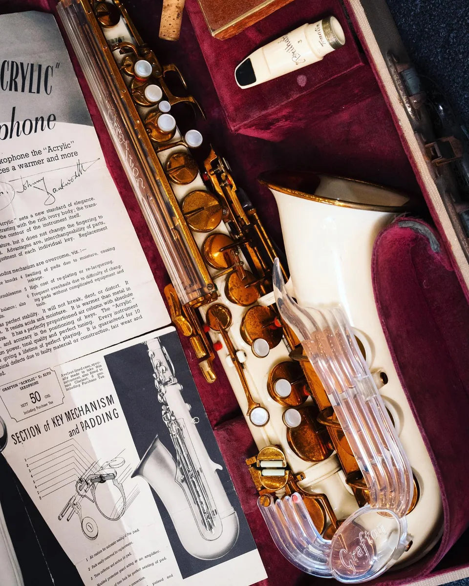 Vintage saxophones