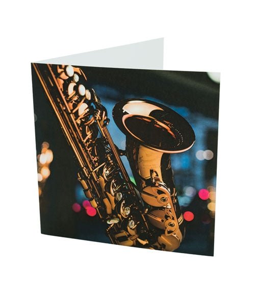 Sax.co.uk Saxophone Card - Pack of 10 - SAX