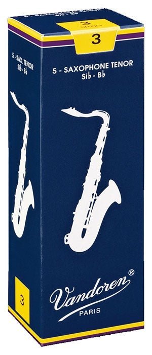 Vandoren Traditional - Tenor Reeds - Box of 5 - Half Price - SAX