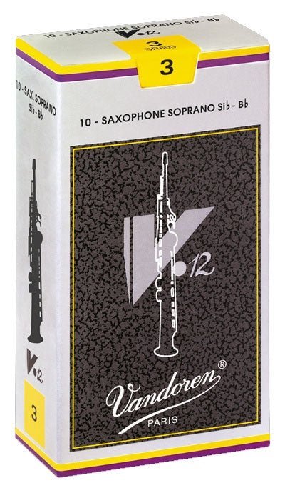 Vandoren V12 - Soprano Reeds - Box of 10 - Half Price - SAX