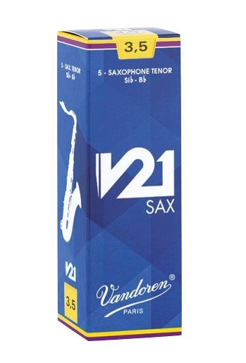 Vandoren V21 - Tenor Saxophone Reeds - Box of 5 - SAX