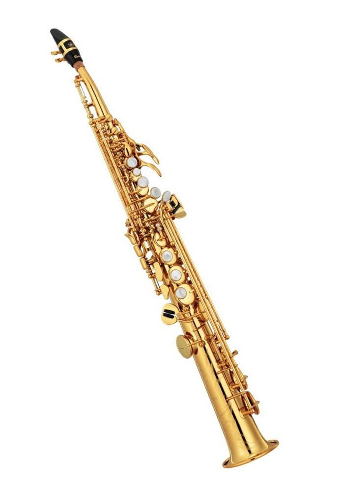 Yamaha Custom YSS - 82ZR - Curved Neck Soprano Saxophone - Gold Lacquered - ex - exhibition - SAX